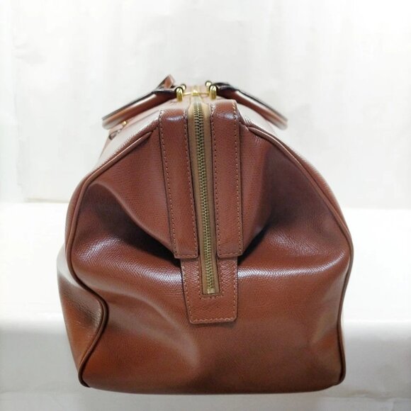 CELINE Boston Bag Brown Leather 326-052925 - Picture 3 of 13